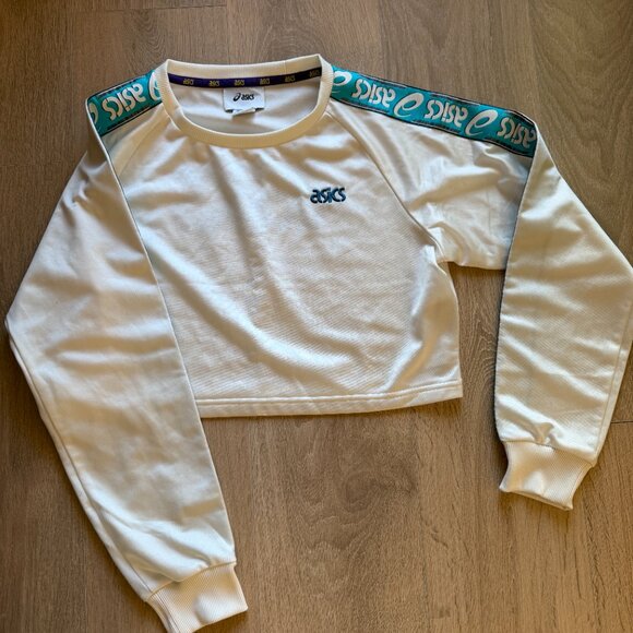 Asics Long Sleeve Crop Top - Size M - Picture 4 of 5